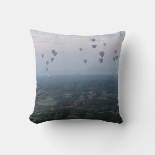 ballongsoluppgång kudde