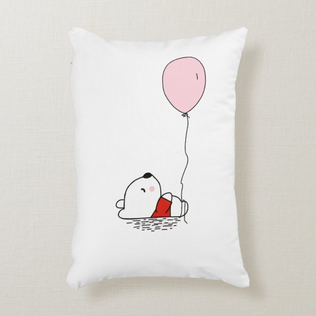 Ballongspets Afloat Cute Prydnadskudde (Framsidan(Vertikal))