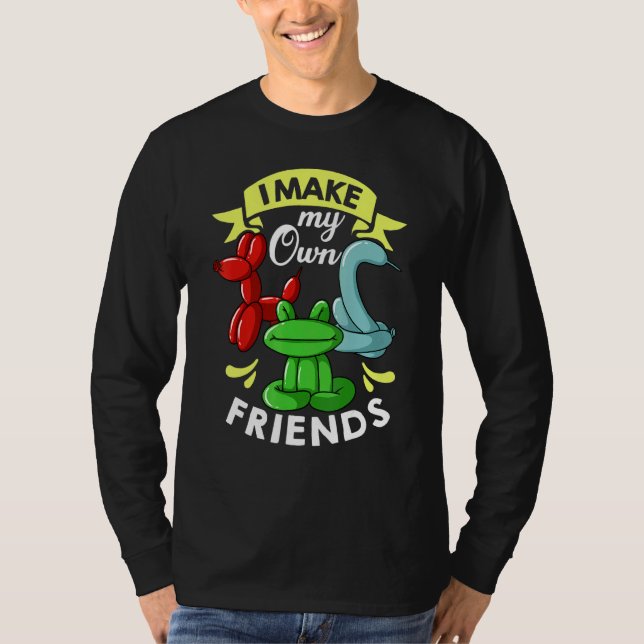 Ballongstwister Twisting Twisting T Shirt (Framsida)