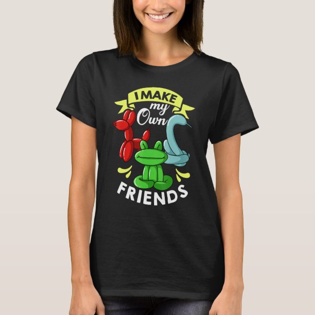 Ballongstwister Twisting Twisting T Shirt (Framsida)