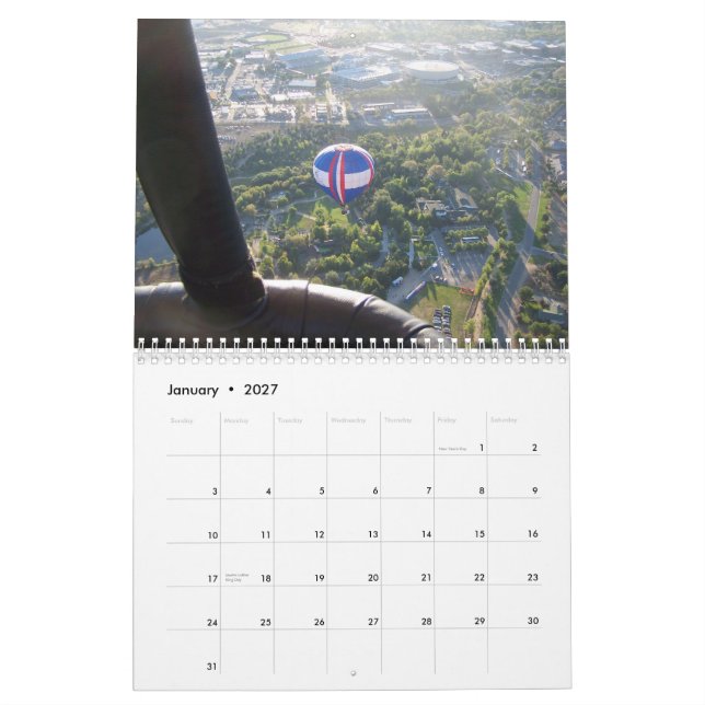 Ballongtävlingar Kalender (Jan 2027)