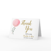 Ballongtema Babybildschema Viktat tackkort