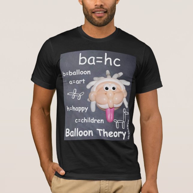 Ballongteori av elasticiteten ballongduden t-shirt (Framsida)