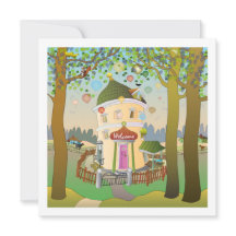 Ballonhouse Birthday-inbjudan