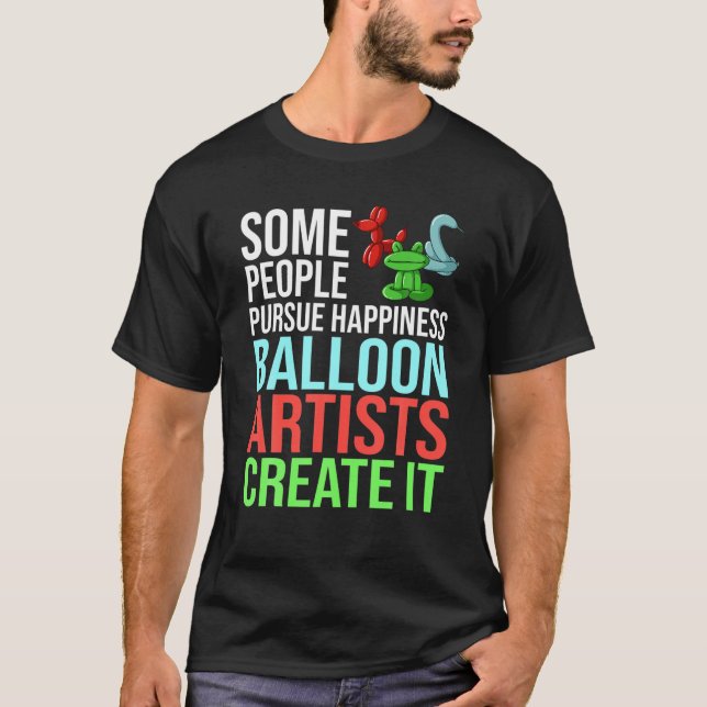Ballonisk djurartist Twister Twisting T Shirt (Framsida)