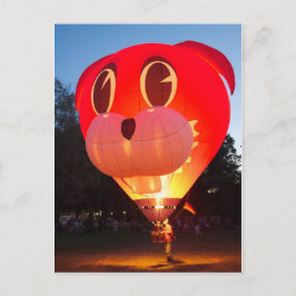 Ballonkaninvykort Vykort