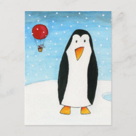 Ballonmus & Penguin #2 Vykort