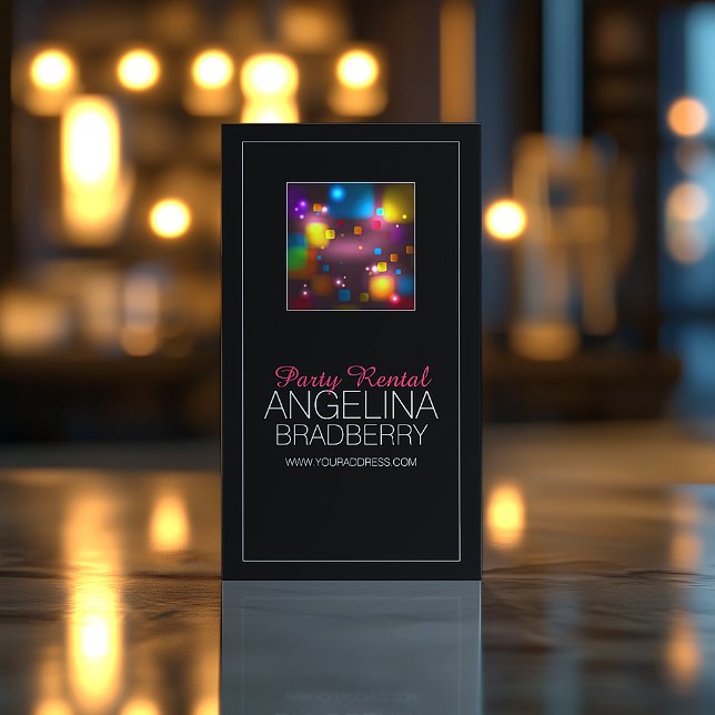 Ballonsartiklar för party för uthyrning av tabbför visitkort (Perfect for business)