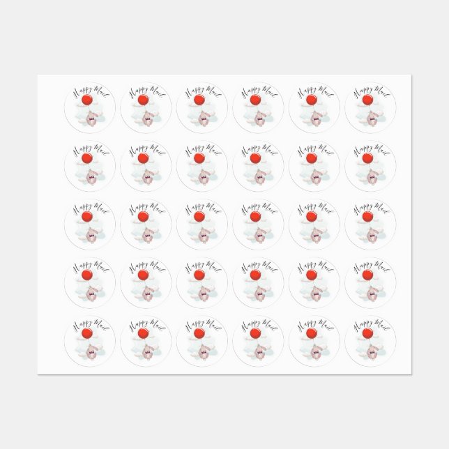 Ballonsetiketter Klistermärke (Ark)