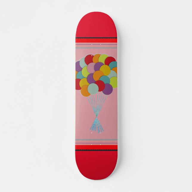 Ballonskateboard Mini Skateboard Bräda 18,5 Cm (Framsida)