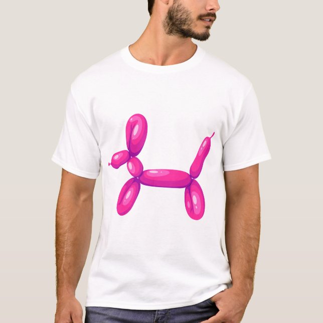 Ballonsmassa, hund t shirt (Framsida)