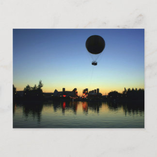 Ballonsolnedgång Vykort