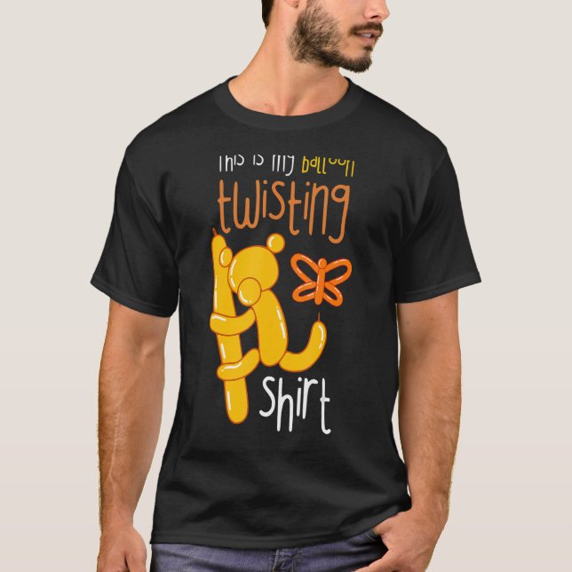 Ballonstrumsstoftning av ballonspartist Blegon Ani T Shirt (Framsida)