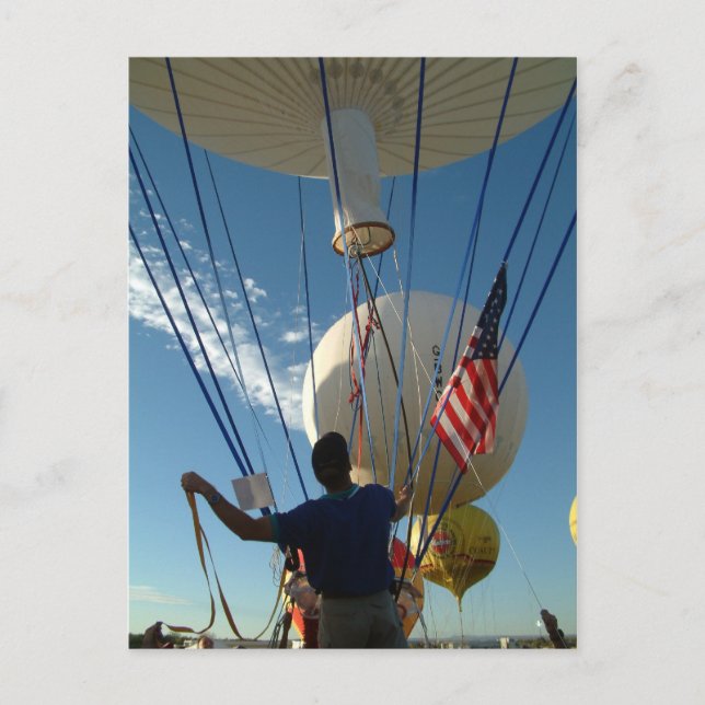 Ballonstrykning av Fiesta-gas Vykort (Framsida)