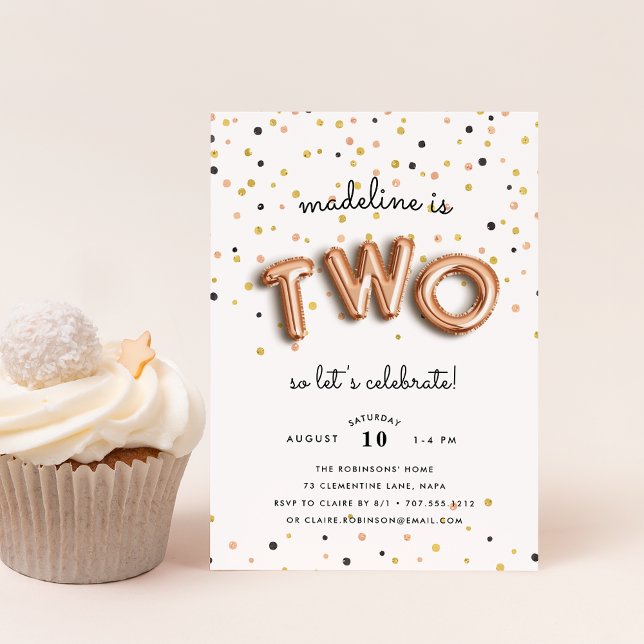 Ballonstyp | Andra Födelsedagsfest inbjudan (Skapare uppladdad)