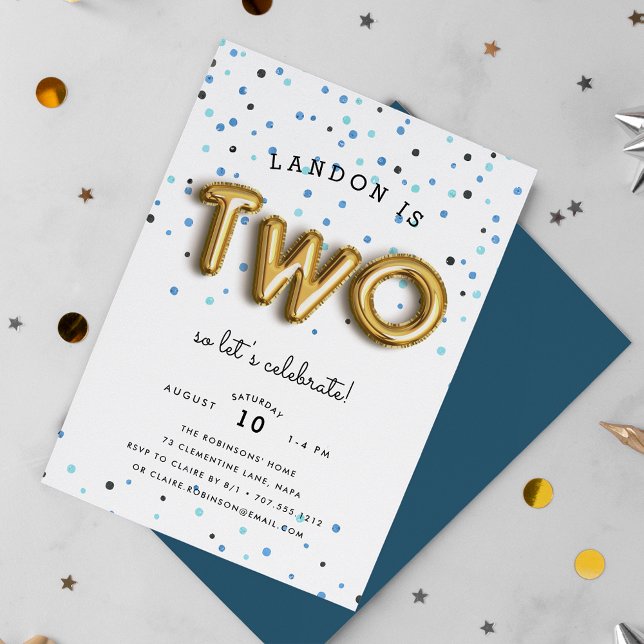 Ballonstyp | Andra Födelsedagsfest inbjudan (Skapare uppladdad)