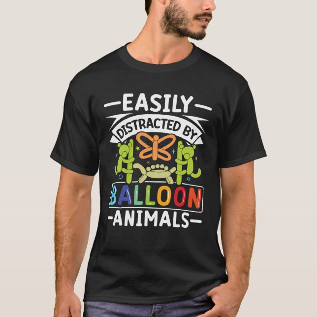 Balloon Ainmal Twisting Artist  Balloon Animal Twi T Shirt (Framsida)