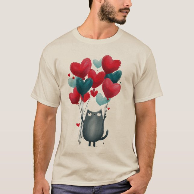 Balloon Bandit Tee - Kärlek lyfte mig (Framsida)