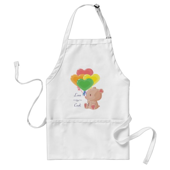 Balloon Bear Apron Förkläde (Framsidan)
