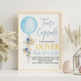 Balloon Boy Birthday Capsule-tecken Poster