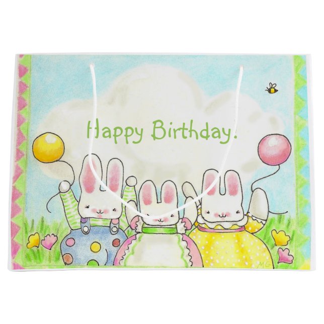 Balloon Bunnies Gift Bag (Framsidan)