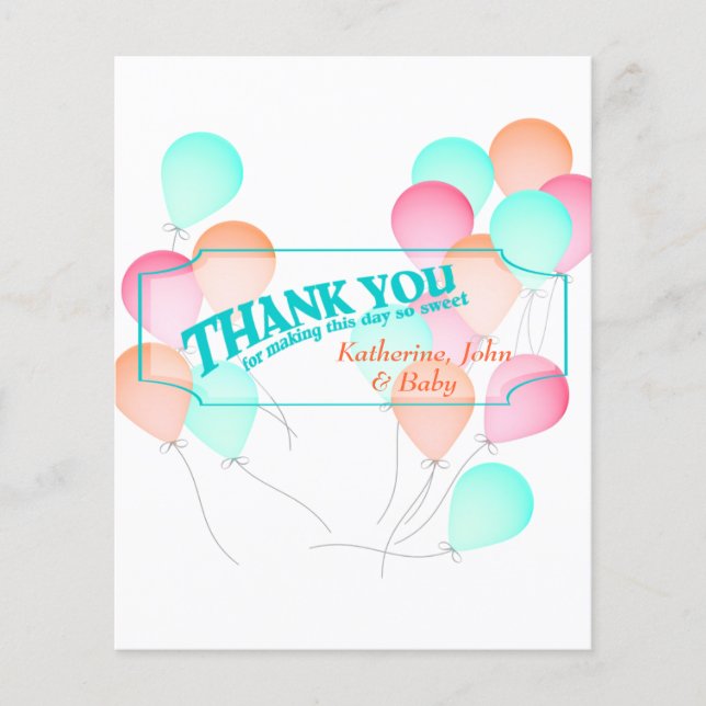 Balloon Candy Pub Wrapper Favor (Framsida)