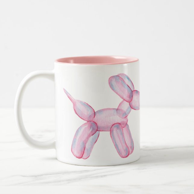 Balloon Dog Mug Två-Tonad Mugg (Vänster)