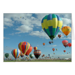 Balloon Fiesta Albuquerque Hälsningskort