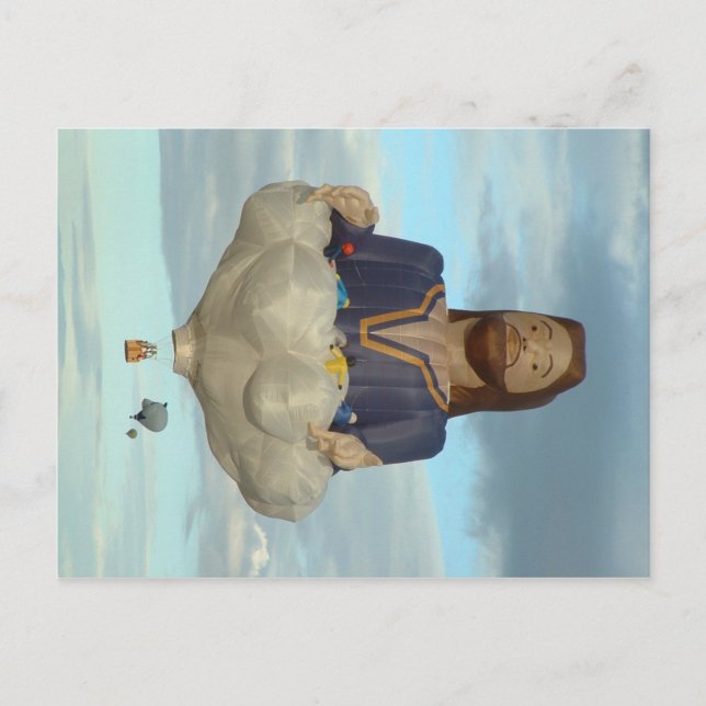 Balloon Fiesta Albuquerque Jesus Herren Vykort (Framsida)