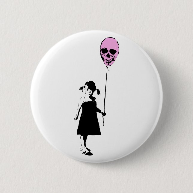 Balloon Girl Knapp (Framsida)
