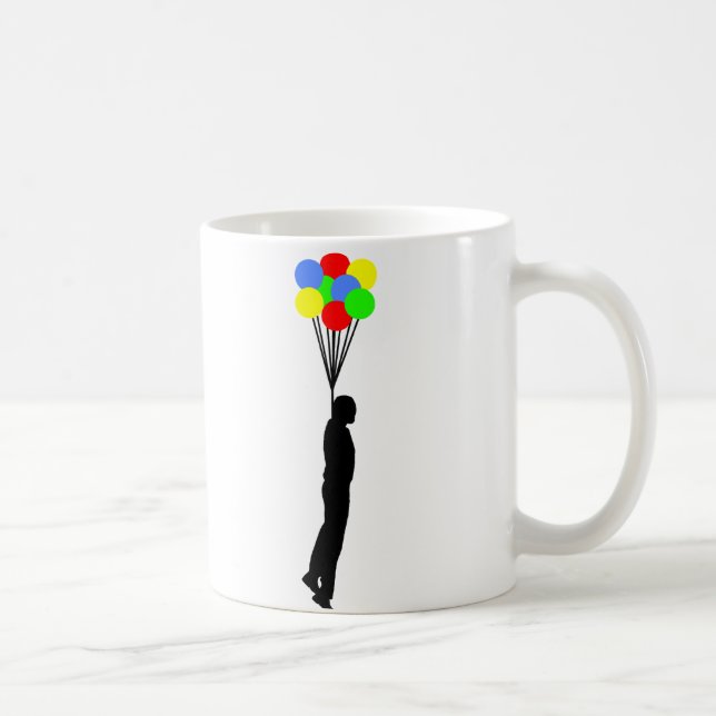 Balloon Hanging Funny Mug Kaffemugg (Höger)