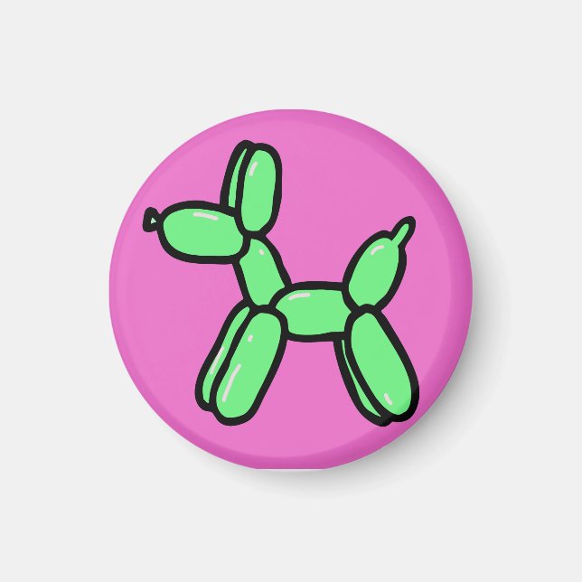 Balloon Hund Magnet (Framsidan)