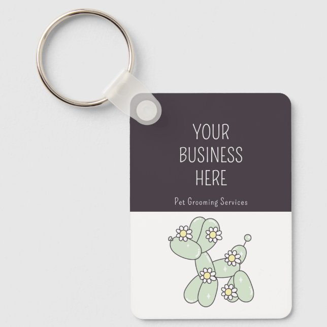 Balloon hund merch nyckelring (Framsida)