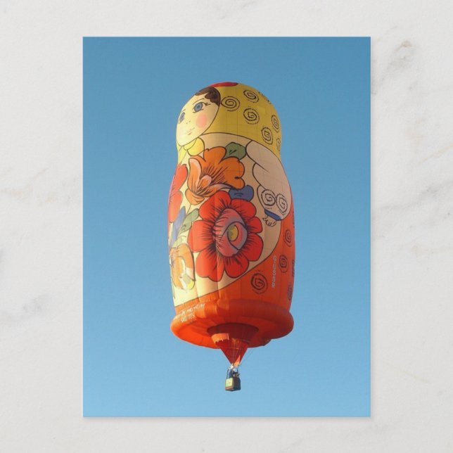 Balloon Matroesjka Vykort (Framsida)