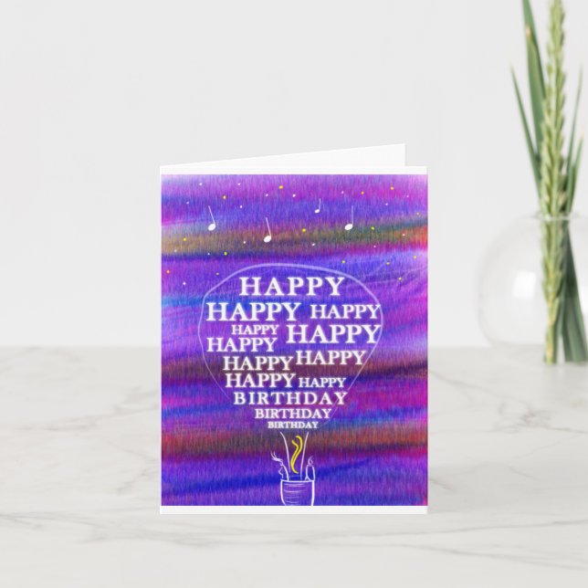 Balloon önskemål kort (Framsida)