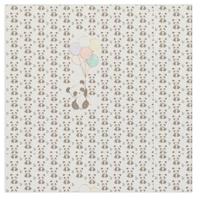 Balloon Panda Tyg (Närbild)