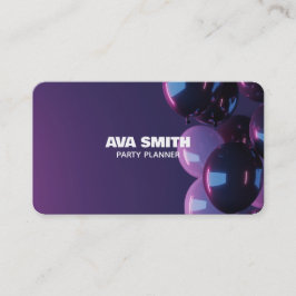 Balloon Party Decor Visitkort