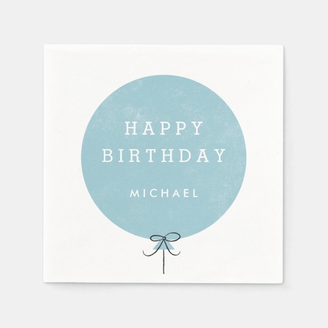 Balloon Party Napkin - Himlar Pappersservett (Framsidan)