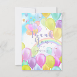 Balloon Pastel Tack Kort