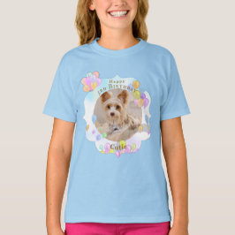 Balloon Pet Hund Blue T Shirt