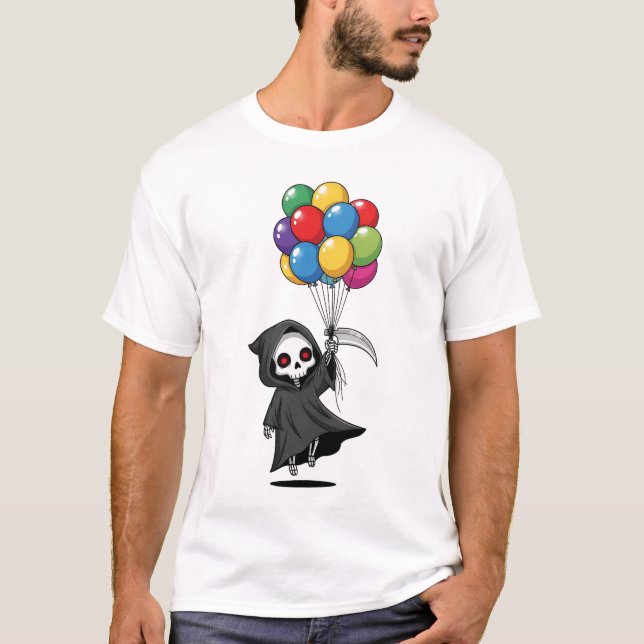 Balloon Reaper T Shirt (Framsida)