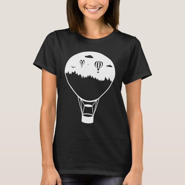 Balloon Ride Gas Balloon Hot Air Balloon Ride T Shirt (Framsida)