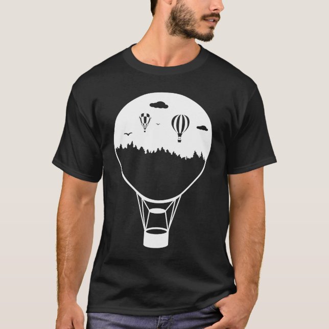 Balloon Ride Gas Balloon Hot Air Balloon Ride T Shirt (Framsida)
