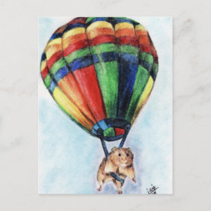 Balloon Ride (Hamster) vykort