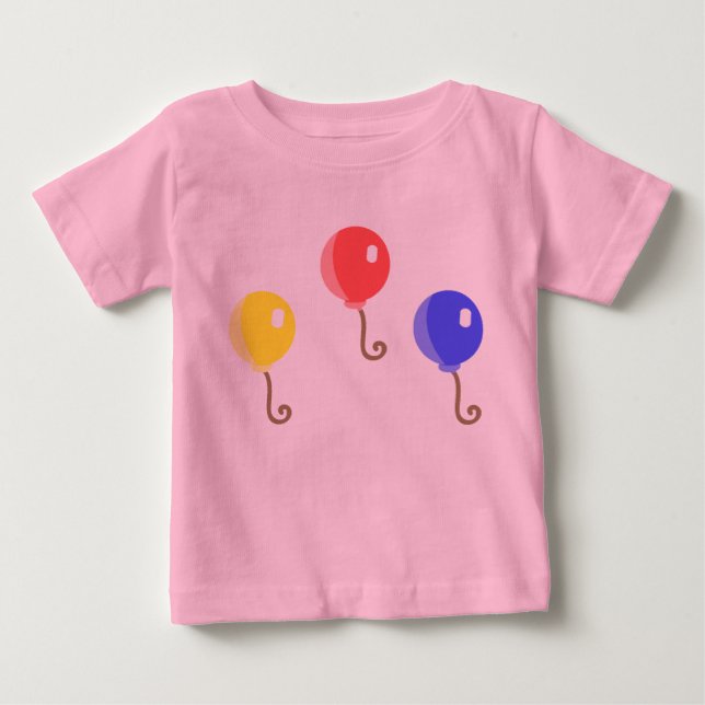 Balloon Småbarn Dress T-shirt (Framsida)