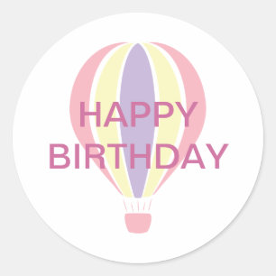 Balloon Sticker Runt Klistermärke