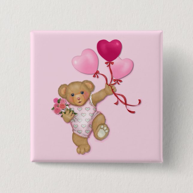 Balloon Teddy Knapp (Framsida)