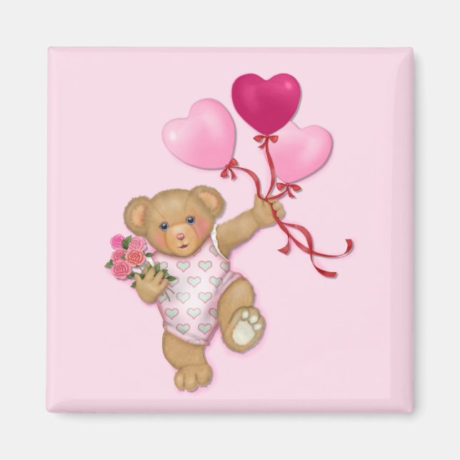 Balloon Teddy Magnet (Framsidan)