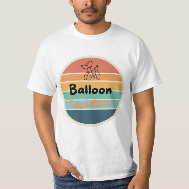 Balloon Twister Tshirt T Shirt (Framsida)