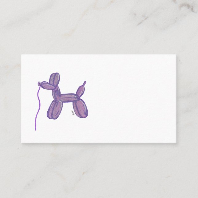 BALLOON VISITKORT (Framsida)